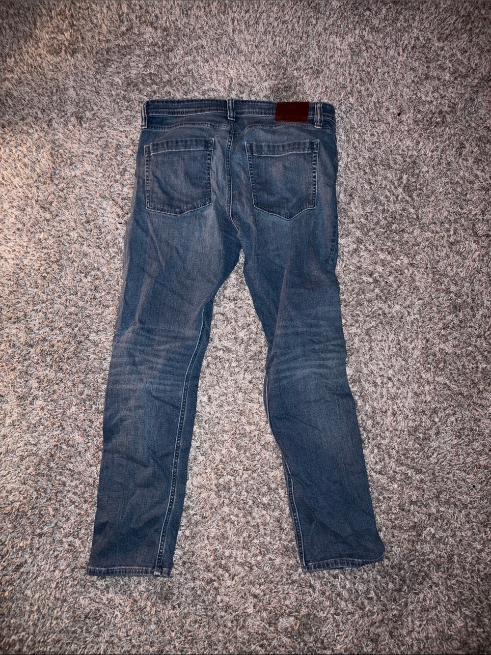 Revtown Men's Slim Straight Blue Denim Jeans